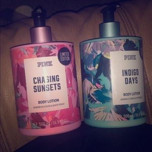 Victoria’s Secret pink lotions
